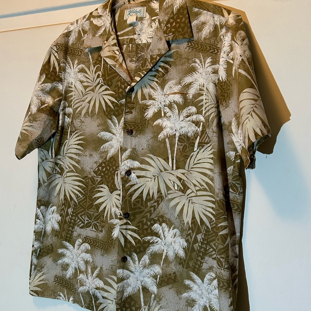 VINTAGE Kolekole Hawaiian Shirt Mens XXL‎ Floral USA Made